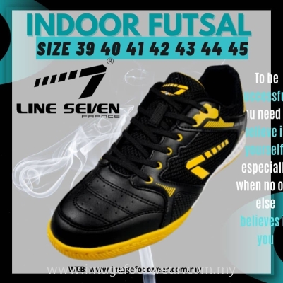 LINE 7 Men Sport Badminton Shoes -CS-1307-BLACK Colour