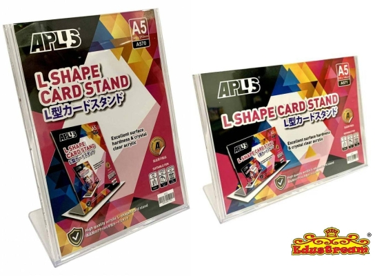 A571 A5 APLUS L'SHAPE CARD STAND