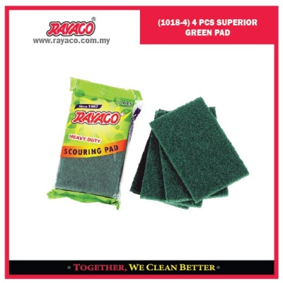 (1018-4) 4 PCS SUPERIOR GREEN PAD