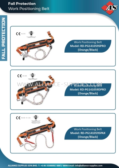 Work Positioning Belt