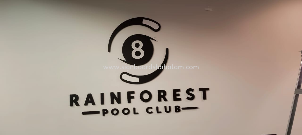 Rain Forest Pool Club 3D PVC Cut Out Signage #3dledsignboard #3dboxup #3dsignboard #3dledboxup #signboard #ledneon #neon #neonled at BANDAR BARU KLANG, BANDAR BOTANIC, BUKIT TINGGI, KINRARA, MAHKOTA CHERAS, BANDAR PUTERI PUCHONG, PUTRA PERMAI, SRI DAMANSARA, SUNGAI LONG.