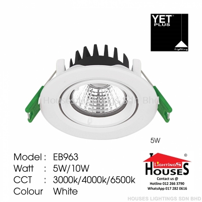 EB963 5W WH-R LED - DL CW WW