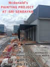  #Mcdonald's
PAINTING PROJECT  
AT :SRI SENDAYAN 
TKC PAINTING
BSS DEVELOPMENT SDN.BHD
MCDONALD'S
We SUPPLY AND APPLY OF PAINTING WORKS TKC PAINTING /SITE PAINTING PROJECTS