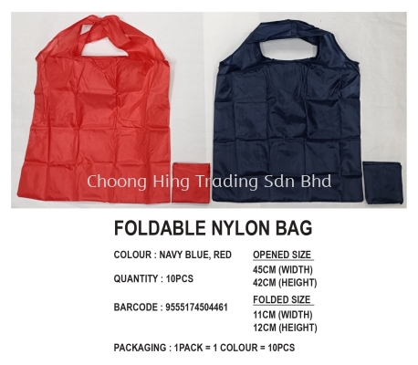 FOLDABLE NYLON BAG 45CM X 42CM -RED,NAVY BLUE.jpg