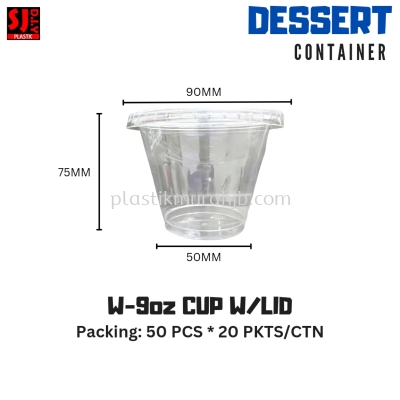 W-9OZ DESSERT CUP 