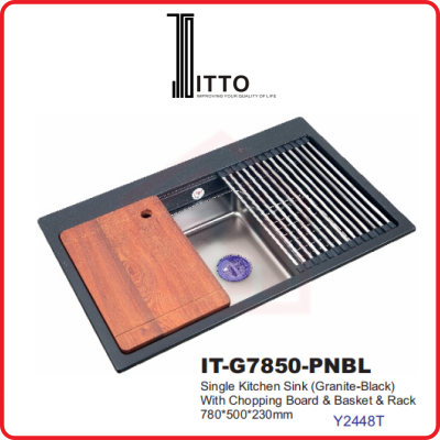 ITTO Granite Sink IT-G7850-PNBL