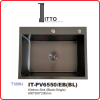 ITTO PVS Embossed Technology IT-PV6550/EB(BL) ITTO PVD EMBOSSED TECHNOLOGY KITCHEN SINK KITCHEN APPLIANCES