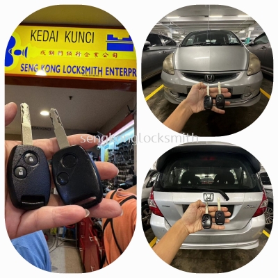 duplicate Honda jazz car key remote control 