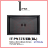 ITTO PVD EMBOSSED TECHNOLOGY IT-PV375/EB(BL) ITTO PVD EMBOSSED TECHNOLOGY KITCHEN SINK KITCHEN APPLIANCES