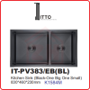 ITTO PVD EMBOSSED TECHNOLOGY IT-PV383/EB(BL) ITTO PVD EMBOSSED TECHNOLOGY KITCHEN SINK KITCHEN APPLIANCES