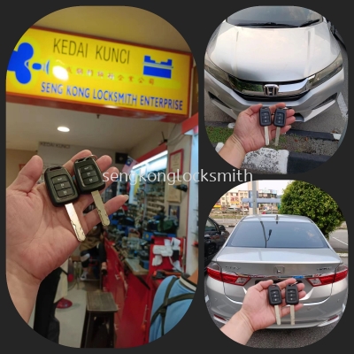 duplicate honda city gm6 car key with remote control 