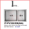 ITTO PVD Embossed Technology IT-PV392/EB(NA) ITTO PVD EMBOSSED TECHNOLOGY KITCHEN SINK KITCHEN APPLIANCES