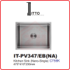 ITTO PVD Embossed Technology IT-PV347/EB(NA) ITTO PVD EMBOSSED TECHNOLOGY KITCHEN SINK KITCHEN APPLIANCES