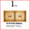 ITTO PVD Embossed Technology IT-PV391/EB(G) ITTO PVD EMBOSSED TECHNOLOGY KITCHEN SINK KITCHEN APPLIANCES