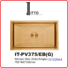 ITTO PVD Embossed Technology IT-PV375/EB(G) ITTO PVD EMBOSSED TECHNOLOGY KITCHEN SINK KITCHEN APPLIANCES