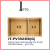ITTO PVD Embossed Technology IT-PV392/EB(G) ITTO PVD EMBOSSED TECHNOLOGY KITCHEN SINK KITCHEN APPLIANCES