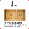 ITTO PVD Embossed Technology IT-PV383/EB(G) ITTO PVD EMBOSSED TECHNOLOGY KITCHEN SINK KITCHEN APPLIANCES
