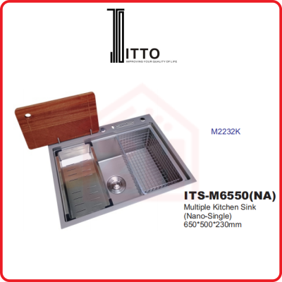 ITTO Single Multiple Kitchen Sink (304) ITS-M6550(NA)