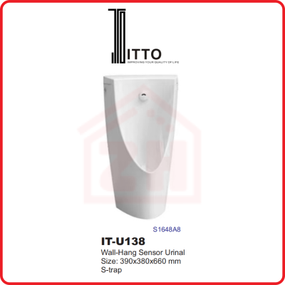 ITTO Wall-Hang Sensor Urinal IT-U138