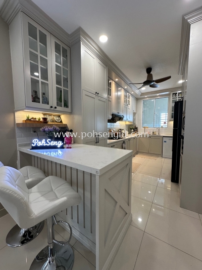 Nyatoh Door Kitchen Cabinet #BukitKepayang