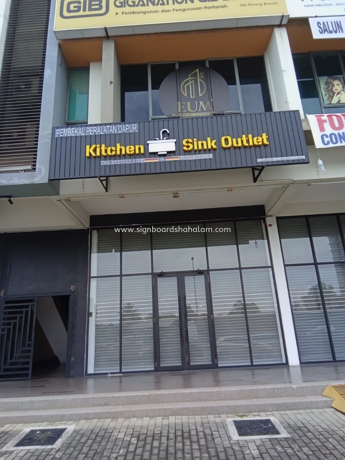 Kitchen Sink Outlet Aluminium Panel 3D LED Box Up Frontlit Signage at BANDAR SAUJANA PUTRA, PUCHONG, SRI PETALING, CYBERJAYA, PUTRAJAYA, SERDANG.