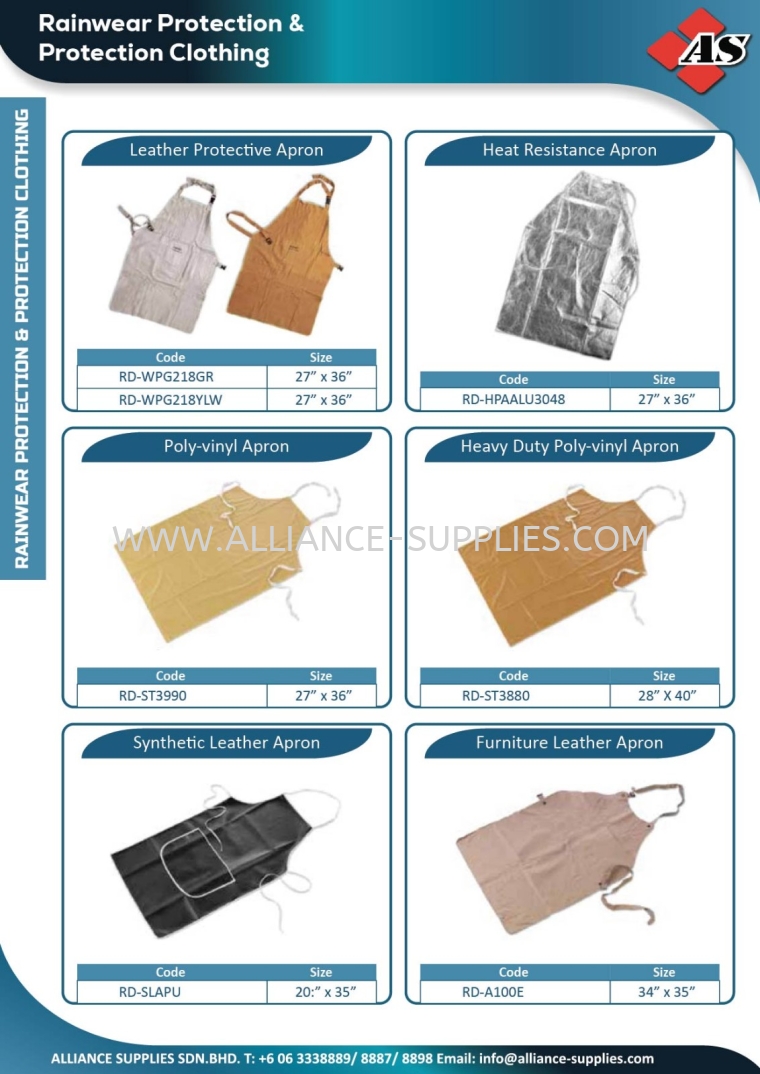 Leather Protective / Heat Resistance / Poly-Vinyl / Synthetic Leather / Furniture Leather Apron Rainwear Protection & Protection Clothing PERSONAL PROTECTIVE EQUIPMENT