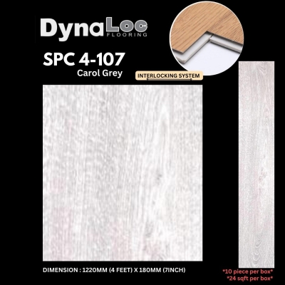 4mm SPC Click Flooring - Coral Grey (SPC4-107)