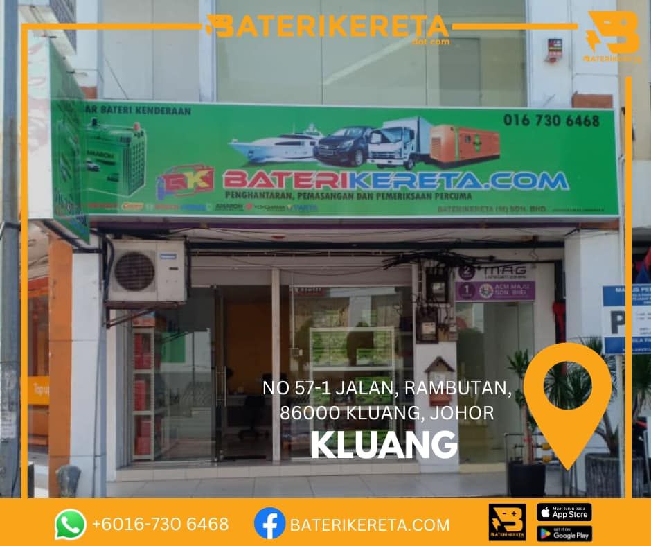 Lokasi baru Cawangan KLUANG !