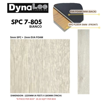 SPC Flooring SPC Click 7mm - Bianco (SPC7 - 805)