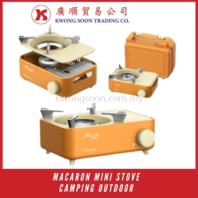 Macaron Mini Stove Camping Outdoor / Dapur mini camping outdoor / Dapur Gas Kecil / Latte Mi