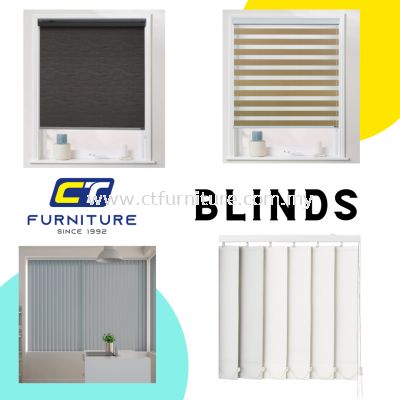 Vertical blinds / Roller Blinds 