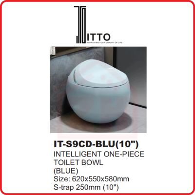 ITTO Intelligent One-Piece Toilet Bowl IT-S9CD-BLU(10")