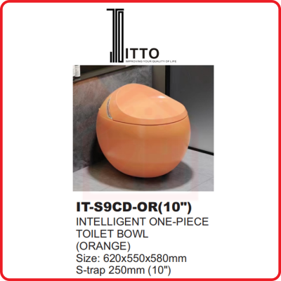 ITTO Intelligent One-Piece Toilet Bowl IT-S9CD-OR(10")