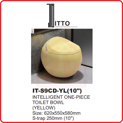 ITTO Intelligent One-Piece Toilet Bowl IT-S9CD-YL(10")