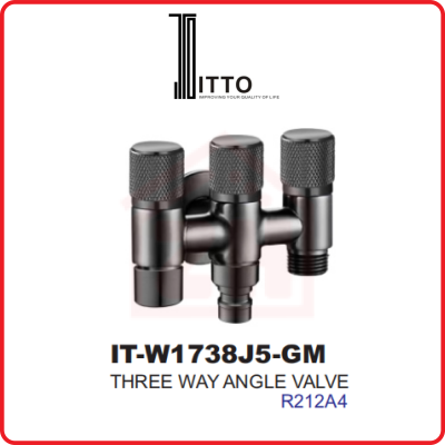 ITTO Three Way Angle Valve IT-W1738J5-GM