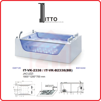 ITTO Jacuzzi IT-VK-2338