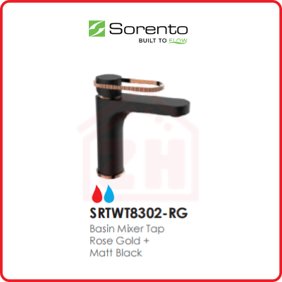 SORENTO Basin Mixer Tap SRTWT8302-RG