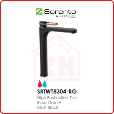 SORENTO Basin Mixer Tap SRTWT8304-RG