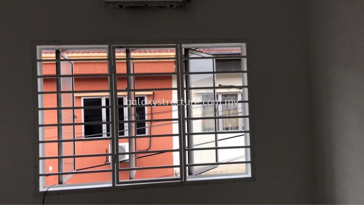 Progress done:To fabrication and install whole house new window grille paint - Klang