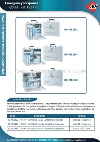 OSHA First Aid Kits