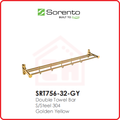 SORENTO Double Towel Bar SRT756-32-GY