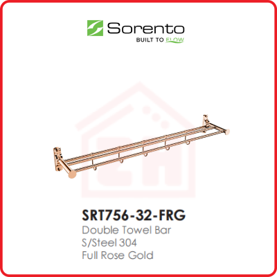 SORENTO Double Towel Bar SRT756-32-FRG