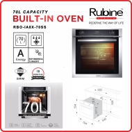 RUBINE Build In Oven RBO-IA8X-70SS