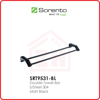 SORENTO Double Towel Bar SRT9531-BL