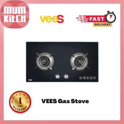 VEES DGH-6500-3R 2 Burner Triple Ring 6.5kw Gas Hob