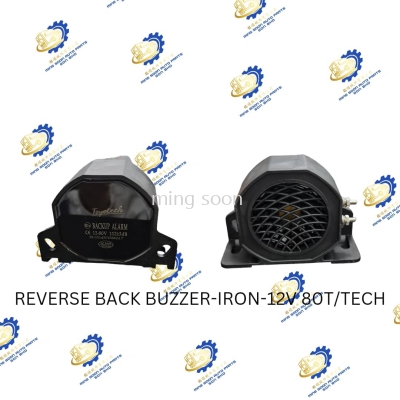 Reverse Back Buzzer-Iron 12V x 80T