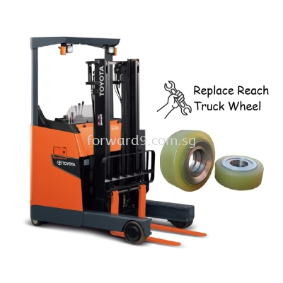 Replace Reach Truck Wheel Singapore