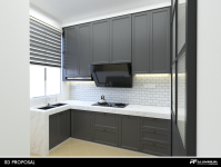 Aluminium Kitchen Cabinet 