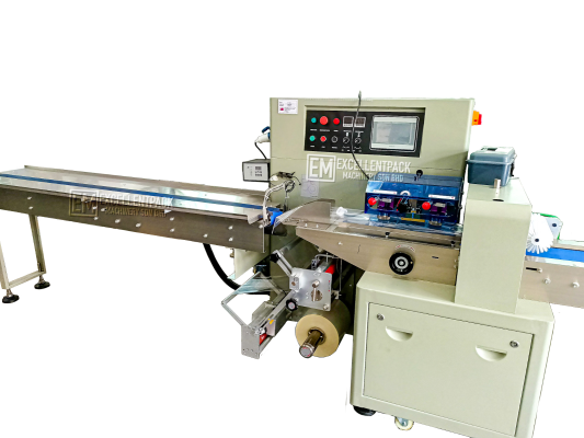 Horizontal Down Paper Packaging Machine - 3 Servo Motor -