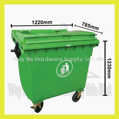 1100L Mobile Garbage Bin